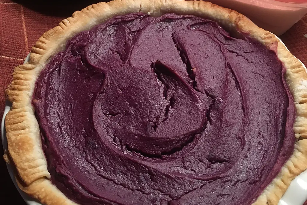 Purple Sweet Potato Pie